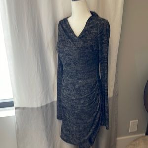 Wilfred faux wrap long sleeve dress